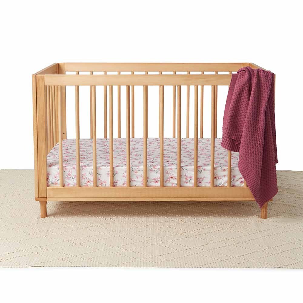 Camille Organic Fitted Cot Sheet - View 4