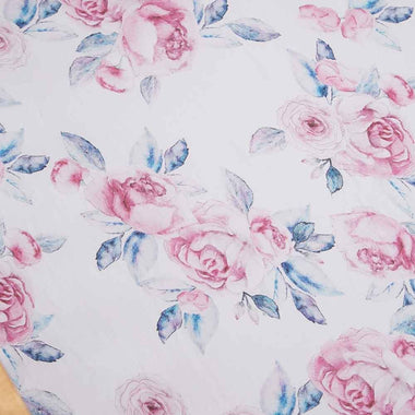 Lilac Skies Fitted Cot Sheet-Snuggle Hunny