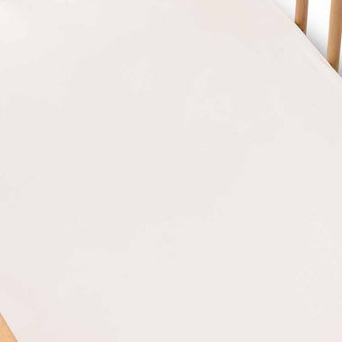 Milk Organic Fitted Cot Sheet-Snuggle Hunny