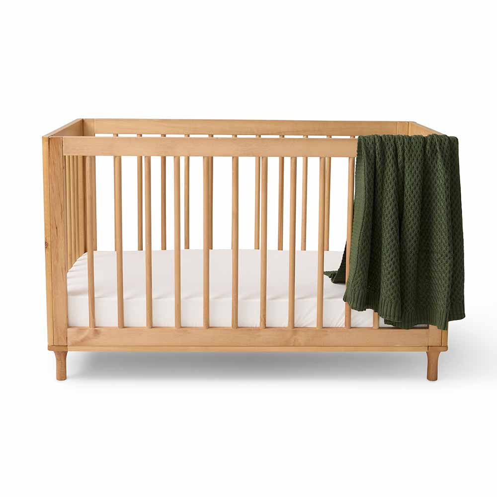 Milk Organic Fitted Cot Sheet - View 5