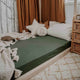 Olive Organic Fitted Cot Sheet - Thumbnail 8