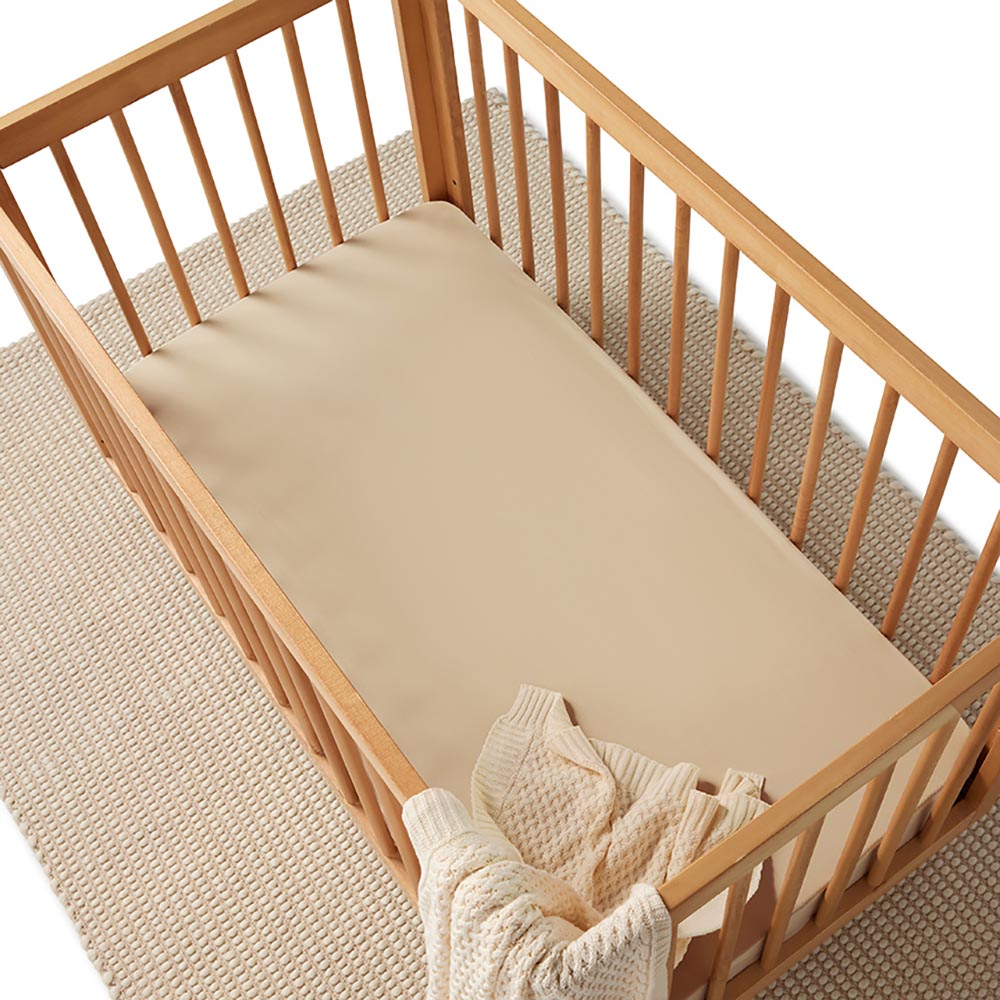 Pebble Organic Fitted Cot Sheet - View 4