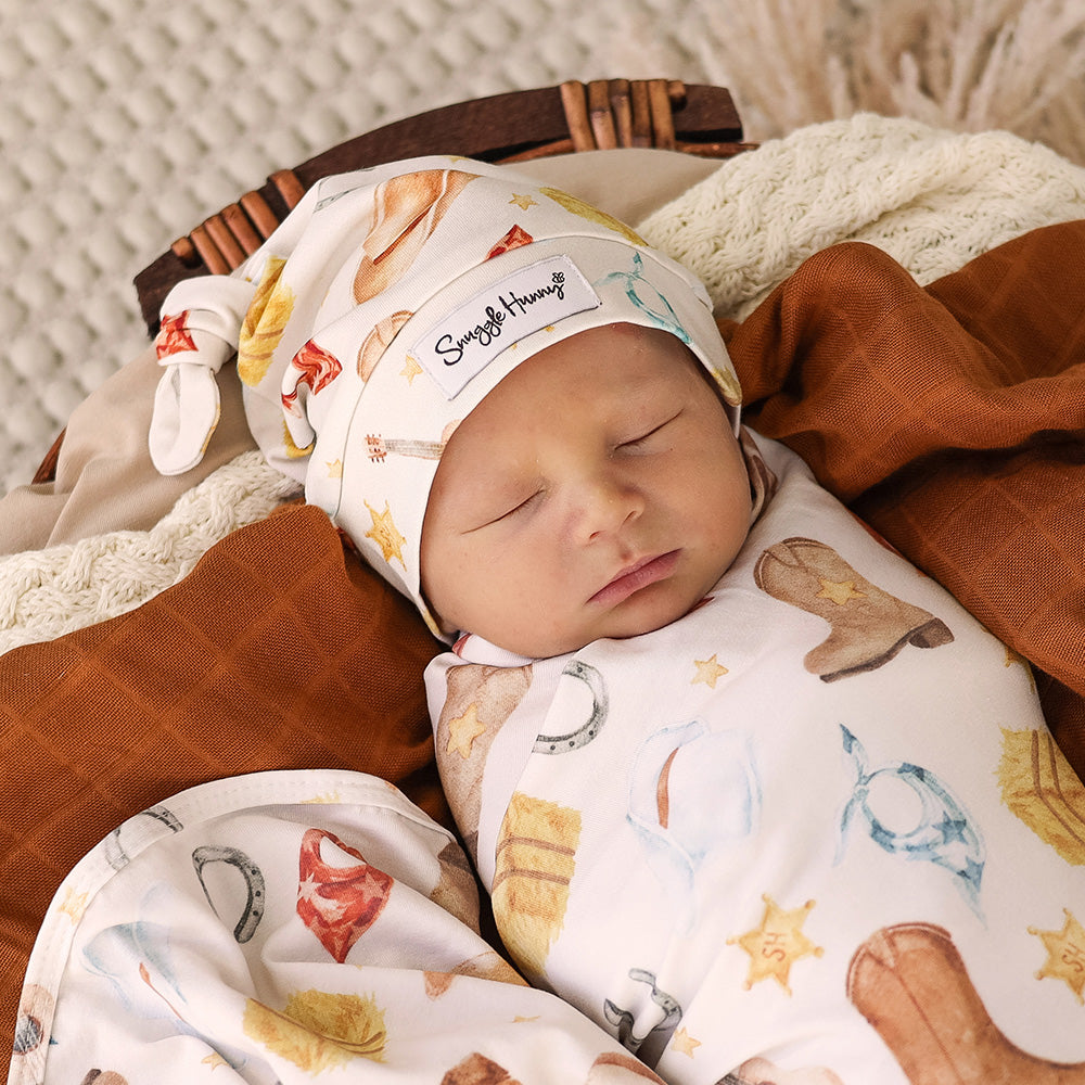 Cowboys Organic Knotted Beanie - View 1