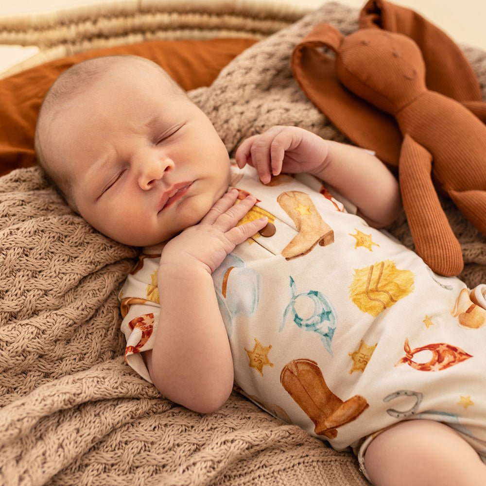 Cowboys Short Sleeve Organic Bodysuit - View 24