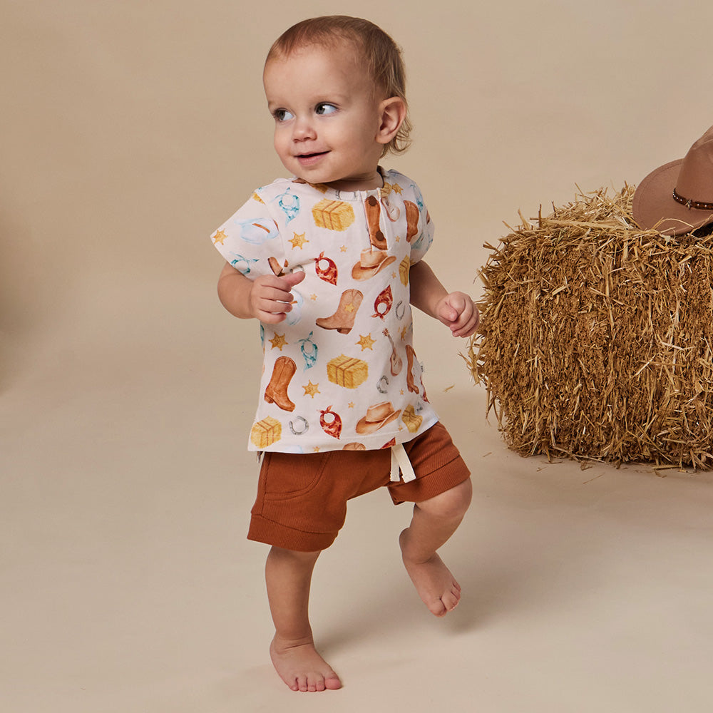 Cowboys Organic Short Sleeve Top - View 8