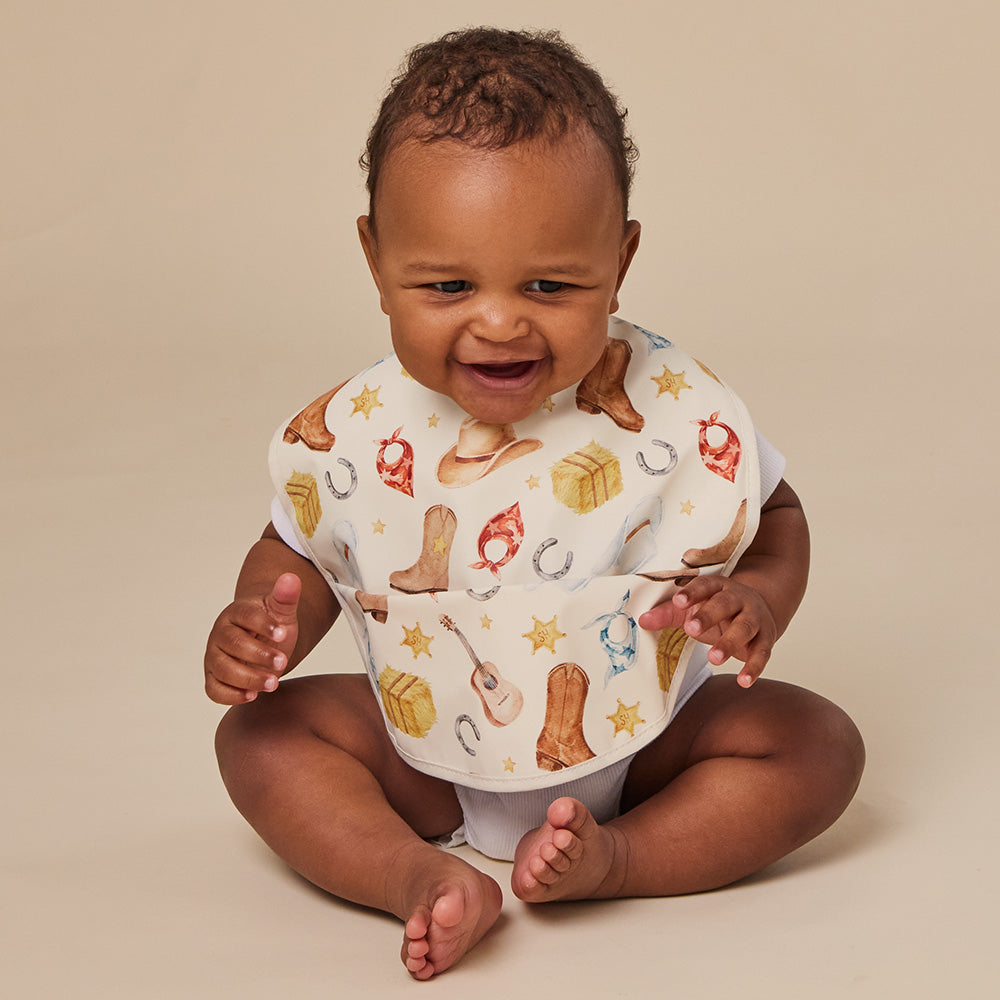 Cowboys Snuggle Bib - View 4