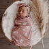 Daisy Snuggle Swaddle & Topknot Set-Snuggle Hunny