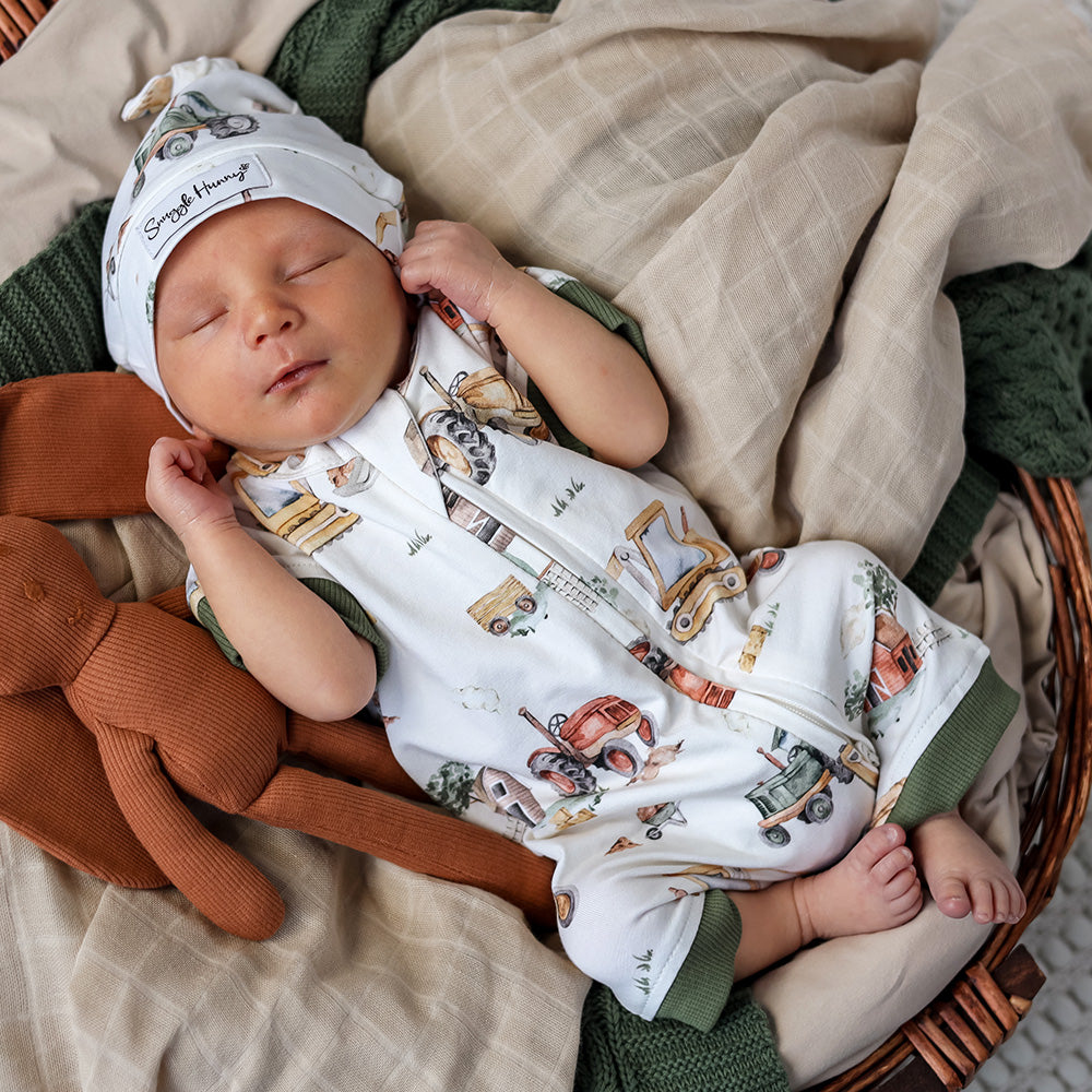 Diggers & Tractors Organic Snuggle Shortie - View 6