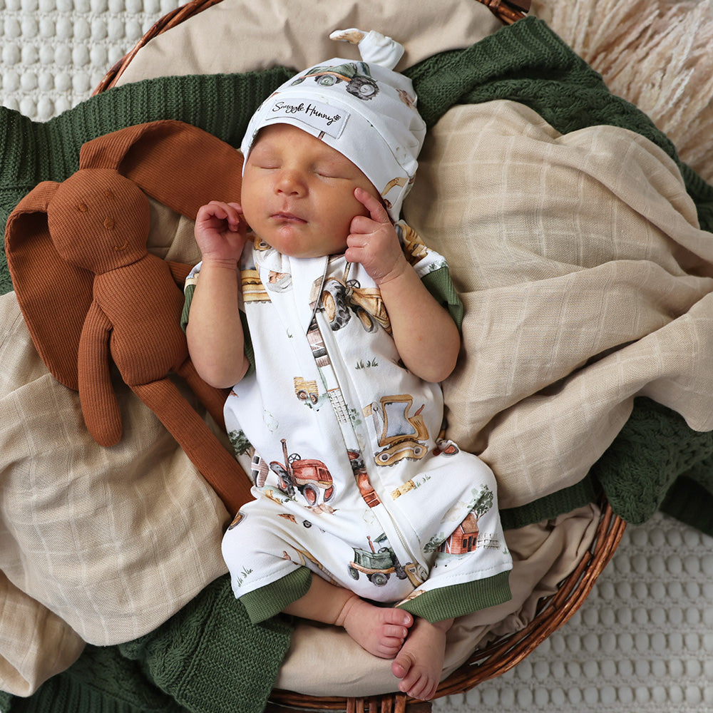Diggers & Tractors Organic Snuggle Shortie - View 4