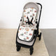 Diggers & Tractors Universal Organic Pram Liner - Thumbnail 1