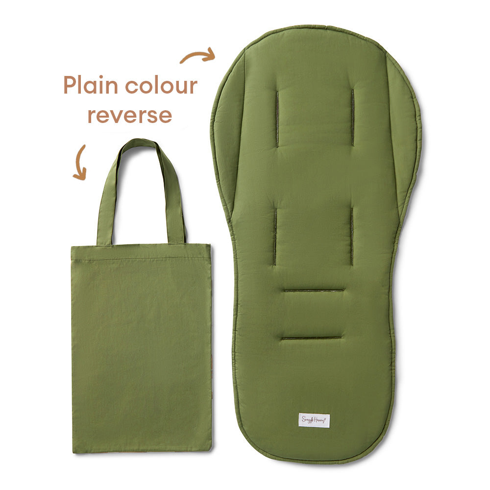 Diggers & Tractors Universal Organic Pram Liner - View 7
