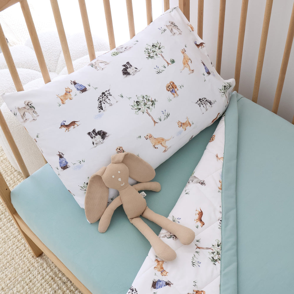 Bundle - Dog Park Cot Comforter & Toddler Pillowcase - View 2