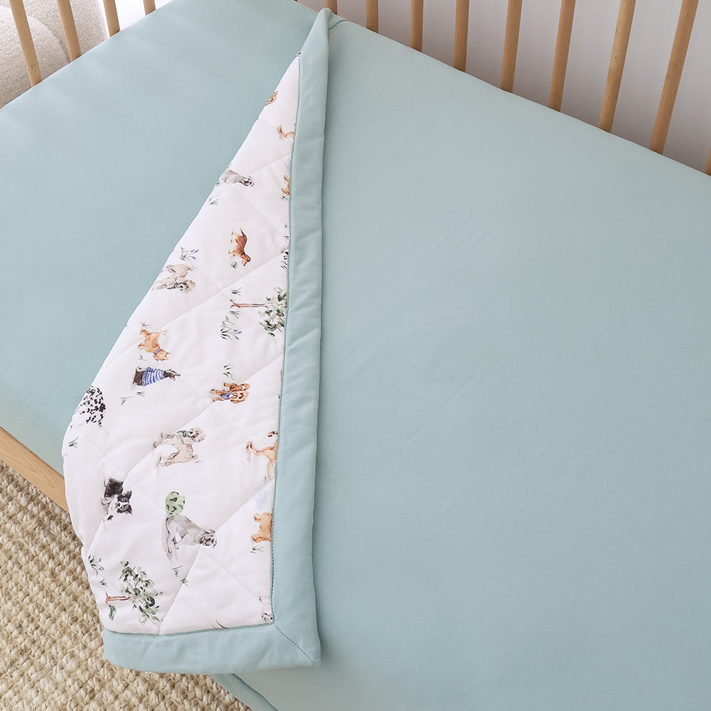Dog Park Organic Cotton Cot Comforter - View 3