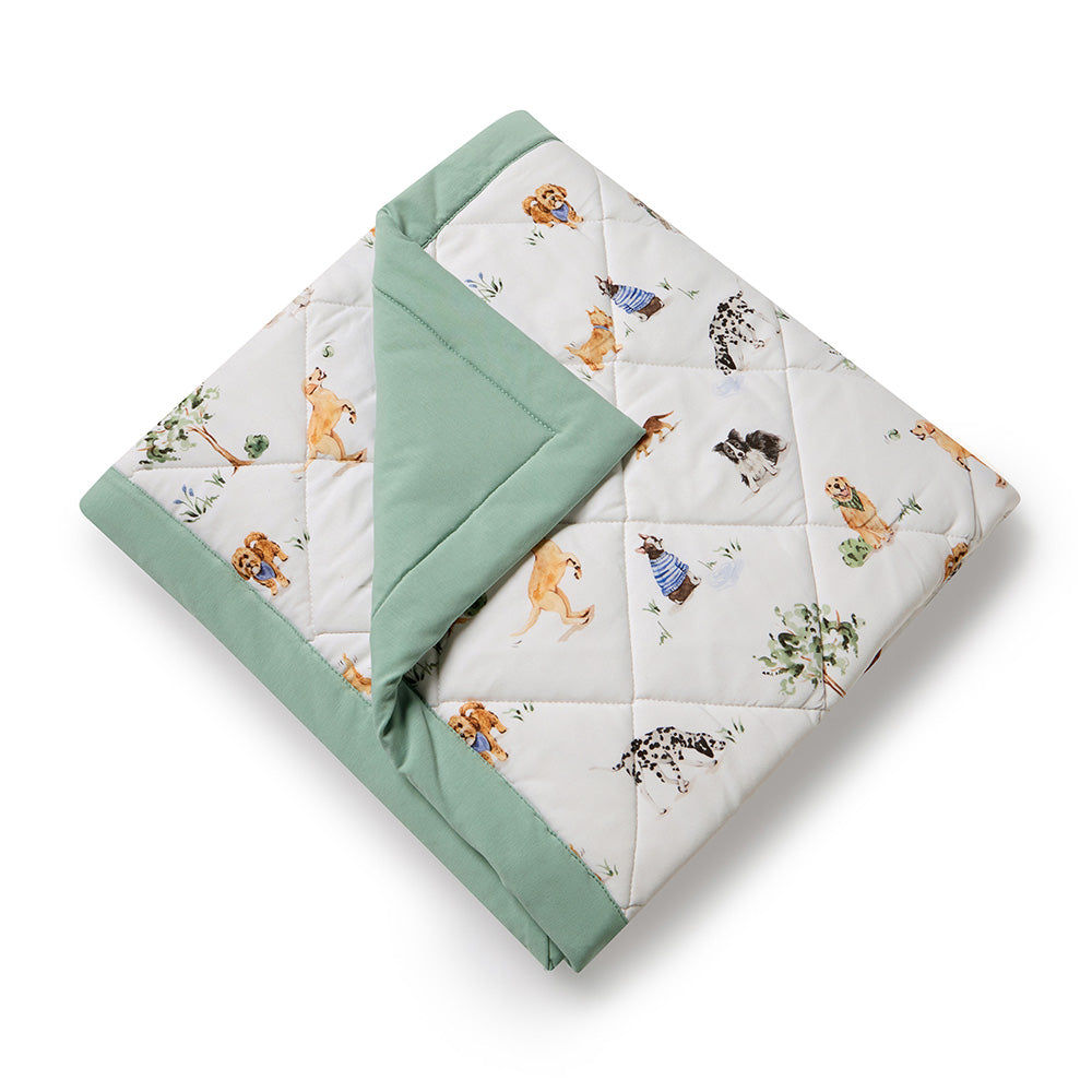 Dog Park Organic Cotton Cot Comforter - View 2