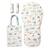 Dog Park Reversible Pram Liner & Strap Cover Set | Snuggle Hunny