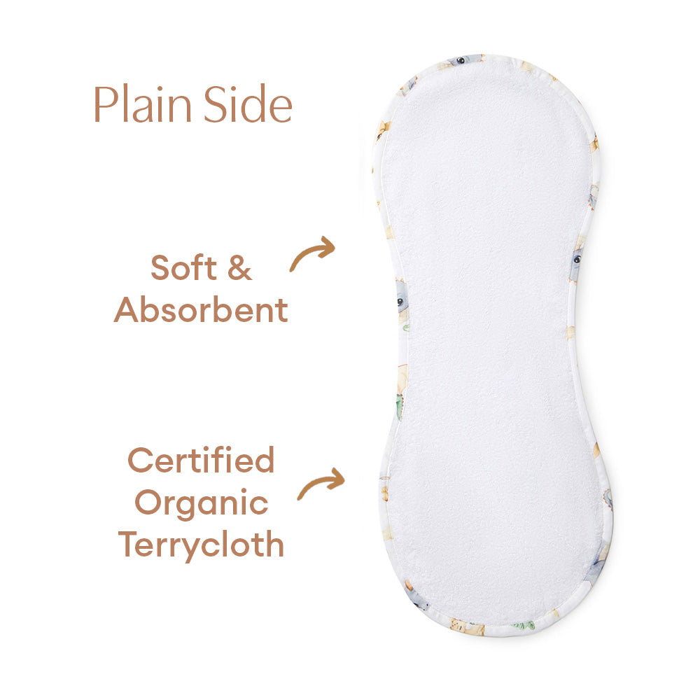 Dragon Organic Cotton Burp Cloth - View 8