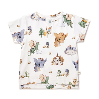 Dragon Organic Short Sleeve Top | Snuggle Hunny