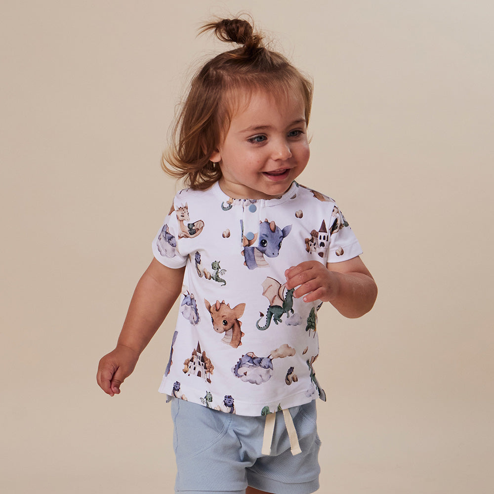 Dragon Organic Short Sleeve Top - View 8