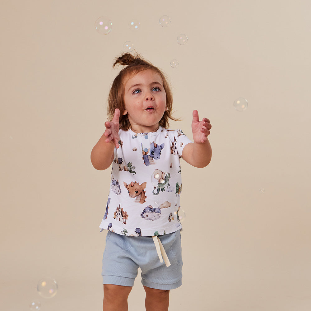 Dragon Organic Short Sleeve Top - View 3