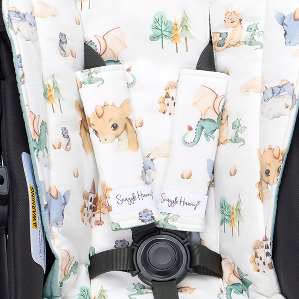 Dragon Universal Reversible Pram Strap Covers - View 2
