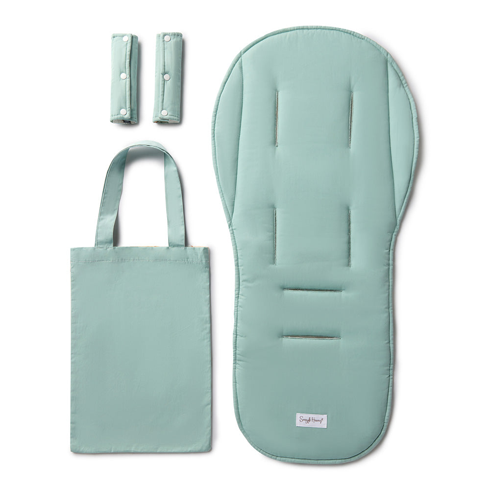 Bundle - Dragon Pram Liner & Strap Cover Set - View 5