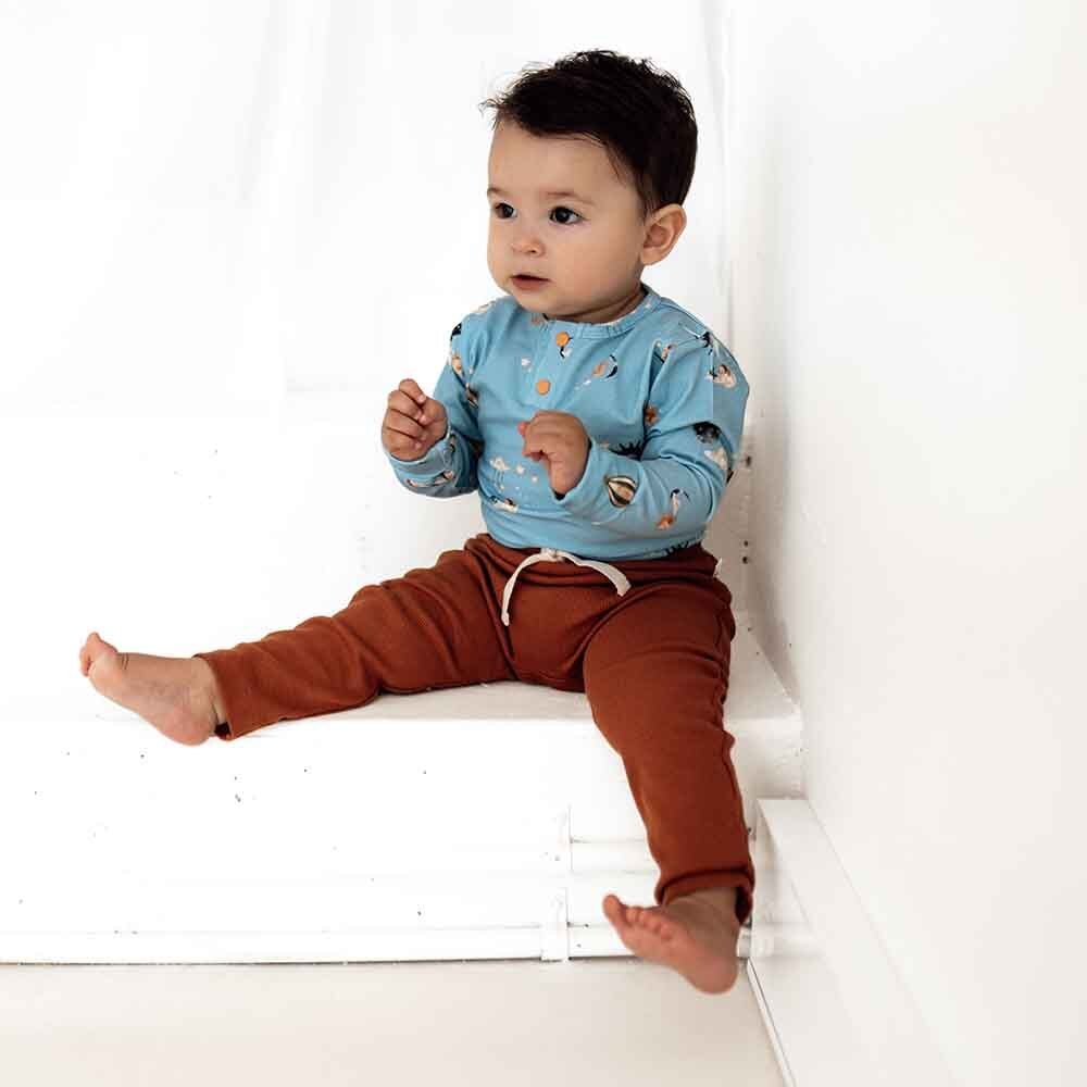 Dream Long Sleeve Organic Bodysuit - View 5