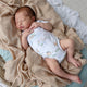 Duck Pond Short Sleeve Organic Kimono Bodysuit - Thumbnail 7