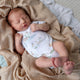 Duck Pond Short Sleeve Organic Kimono Bodysuit - Thumbnail 3