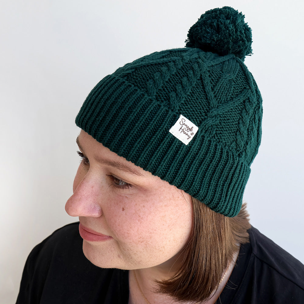 Emerald Organic Adult Knit Beanie - View 6