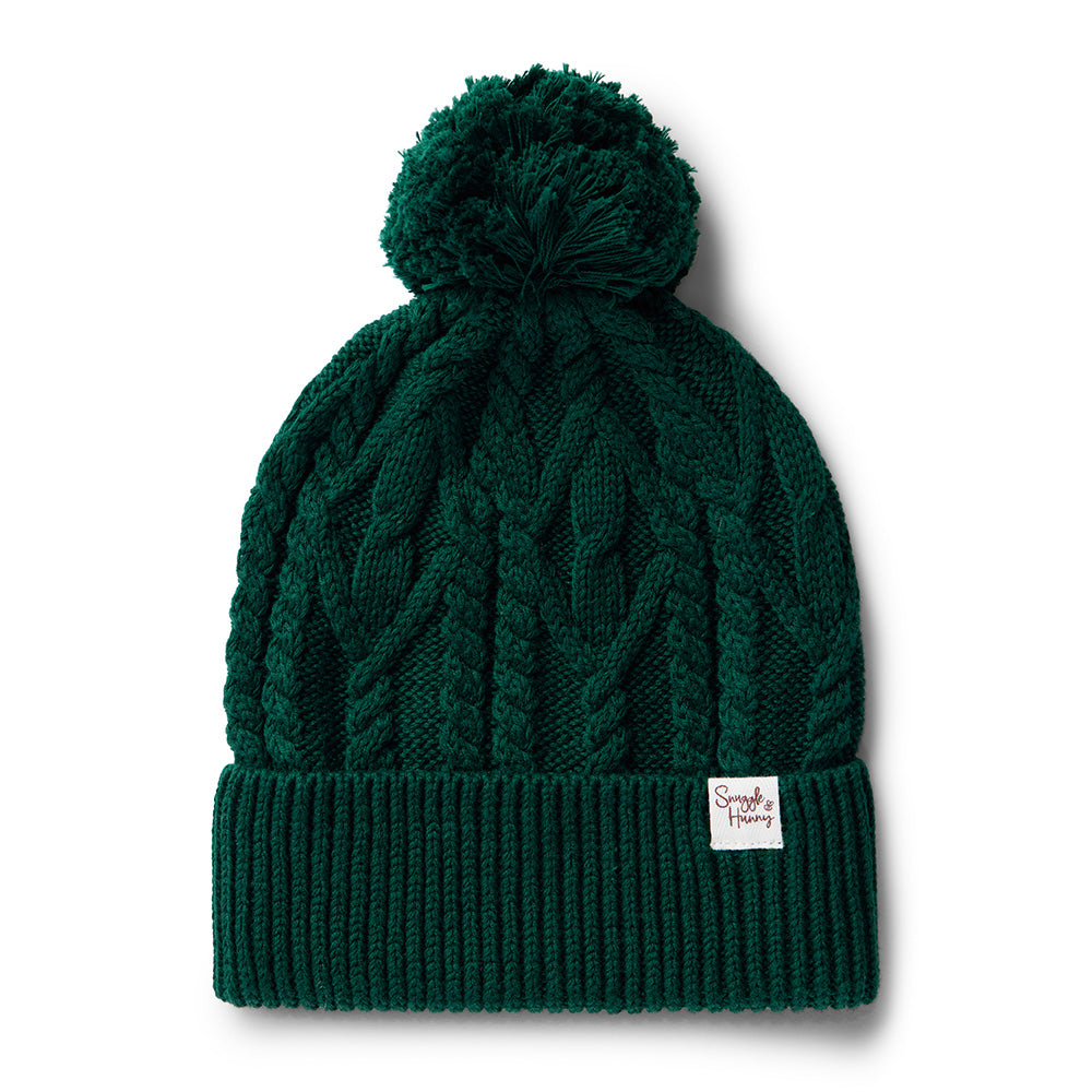 Emerald Organic Adult Knit Beanie - View 2