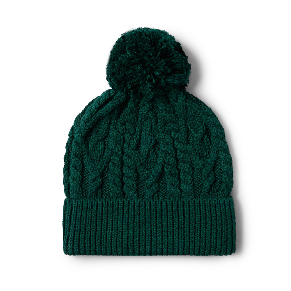 Emerald Organic Baby Knit Beanie - View 9