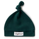 Emerald Ribbed Organic Knotted Beanie - Thumbnail 2