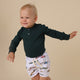 Emerald Long Sleeve Organic Bodysuit - Thumbnail 10