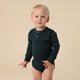 Emerald Long Sleeve Organic Bodysuit - Thumbnail 4