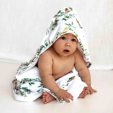 Eucalypt Organic Hooded Baby Towel-Snuggle Hunny