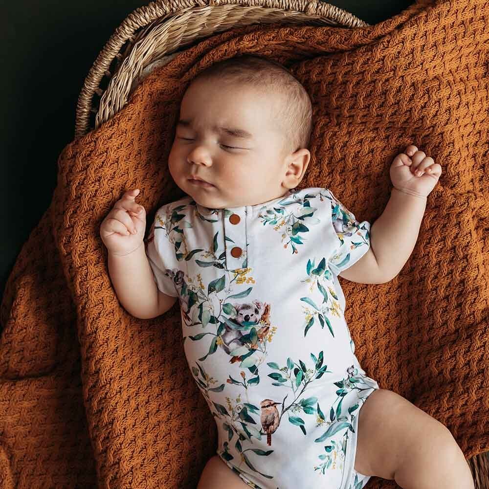 Eucalypt Short Sleeve Organic Bodysuit - View 5