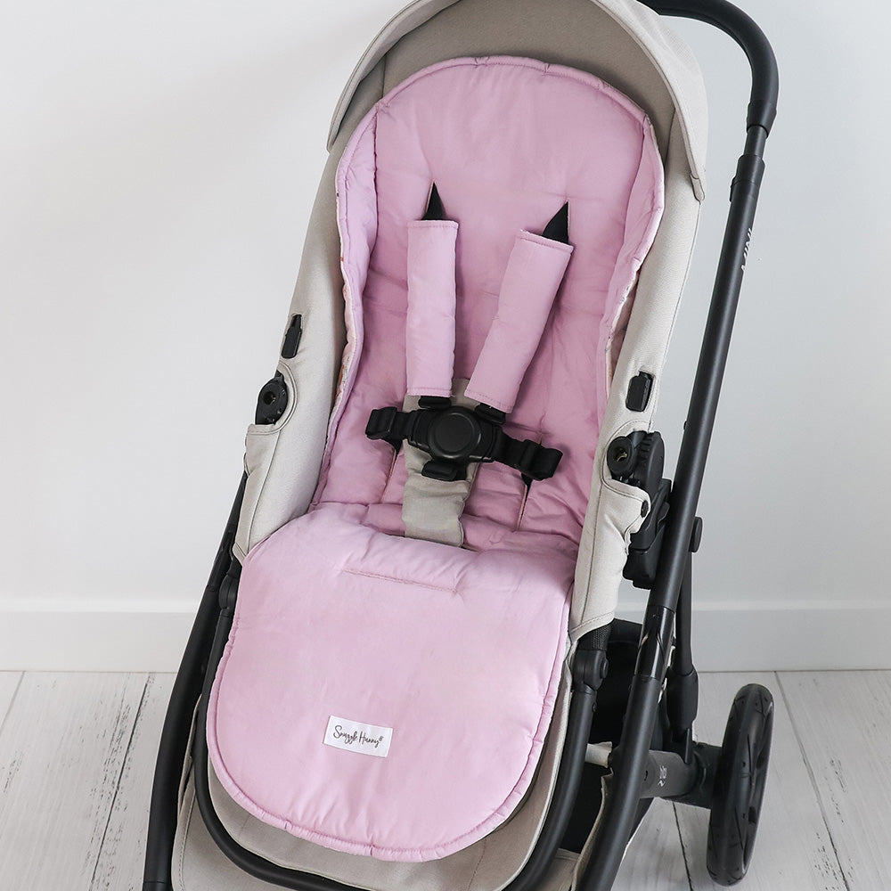 Bundle - Fairy Dust Pram Liner & Strap Cover Set - View 6