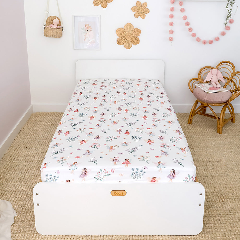Fairy Garden Organic Cotton Fitted Sheet - View 3