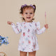 Fairy Garden Long Sleeve Organic Dress - Thumbnail 1
