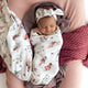 Fairy Garden Organic Jersey Wrap & Topknot Set - Thumbnail 1