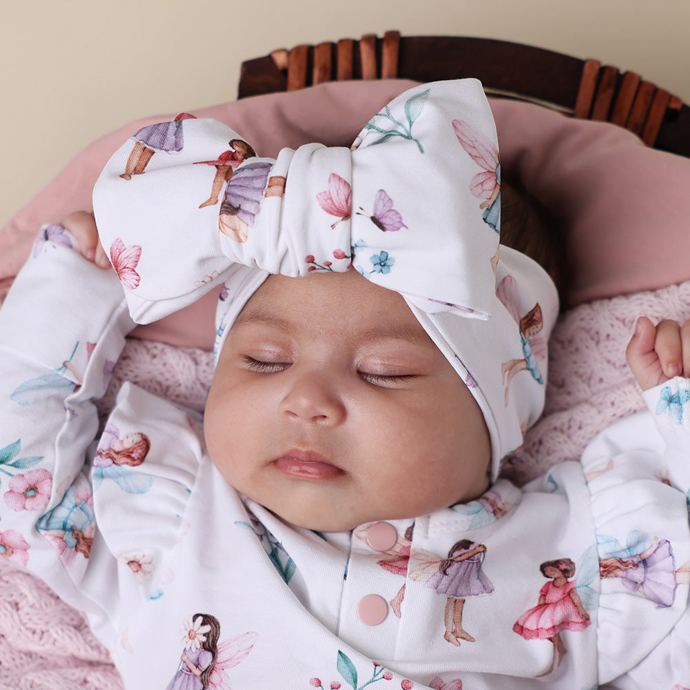 Fairy Garden Organic Oversized Bow - View 6