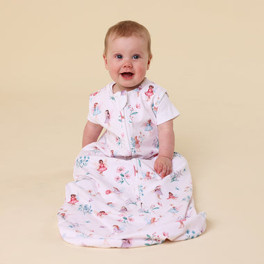 Fairy Garden Organic Sleeping Bag 1.0 TOG | Snuggle Hunny