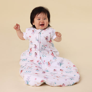 Fairy Garden Organic Sleeping Bag 2.5 TOG | Snuggle Hunny