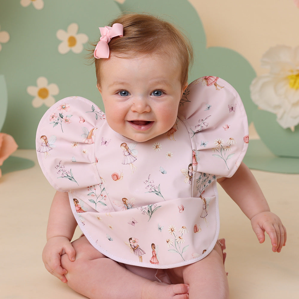 Fairy Dust Frill Snuggle Bib - View 3