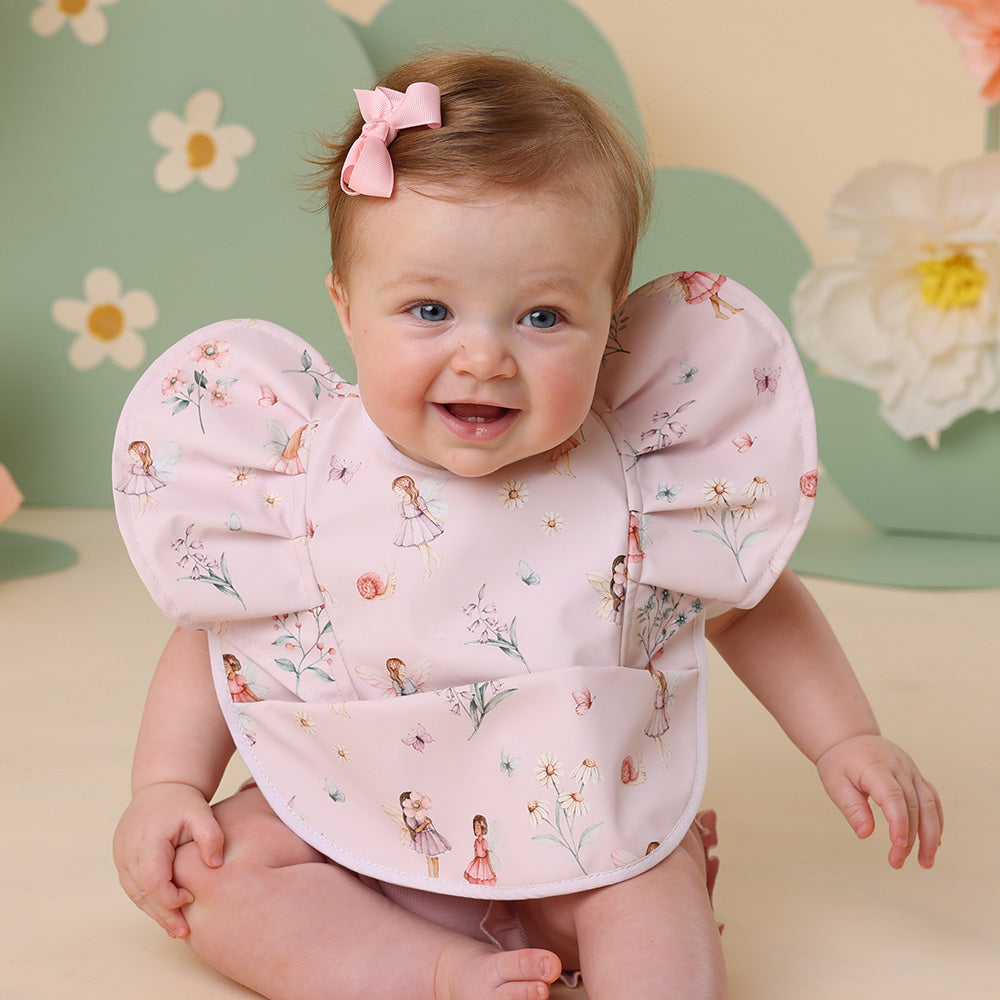 Fairy Dust Frill Snuggle Bib - View 1