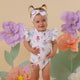 Fairy Garden Short Sleeve Organic Bodysuit with Frill - Thumbnail 9