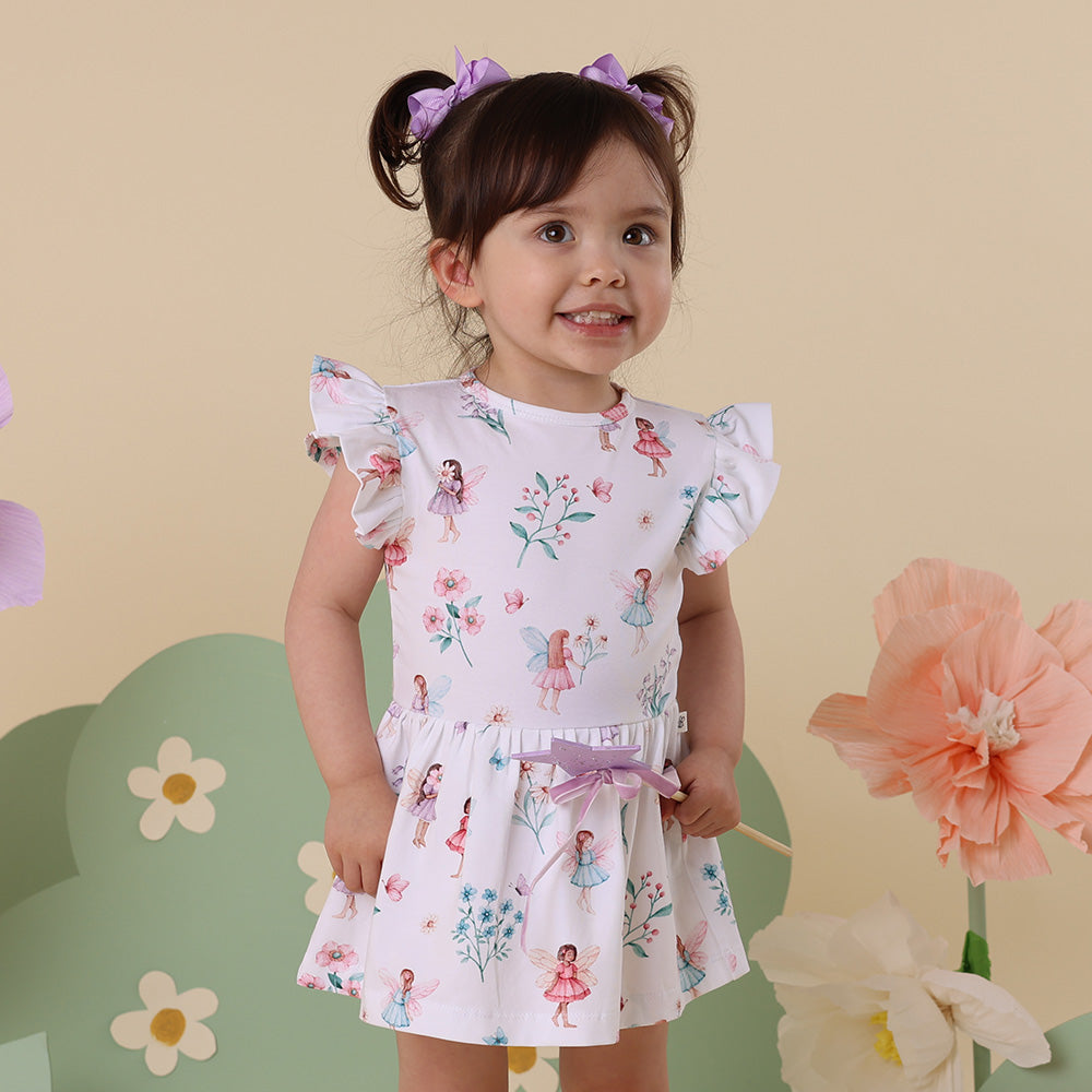 Fairy Garden Short Sleeve Organic Dress - View 8