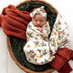 Festive Berry Organic Muslin Wrap - Limited Edition - Thumbnail 1