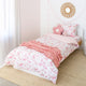 Flamingos Organic Cotton Quilt Cover - Thumbnail 4