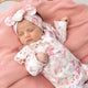 Flamingos Organic Snugglesuit Convertible Romper with Frill - Thumbnail 8
